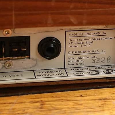 EMS VCS-3 "The Putney" w/ DK1 Keyboard & Random Voltage Generator (MK1 Early Version) image 11