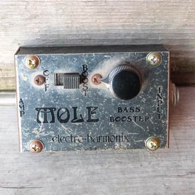 Electro-Harmonix Mole bass boost early block letters image 1