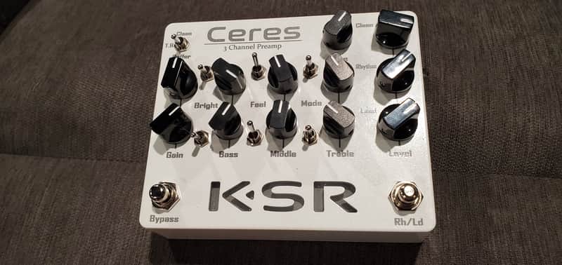KSR CERES 3-Channel Preamp Pedal Custom White image 1