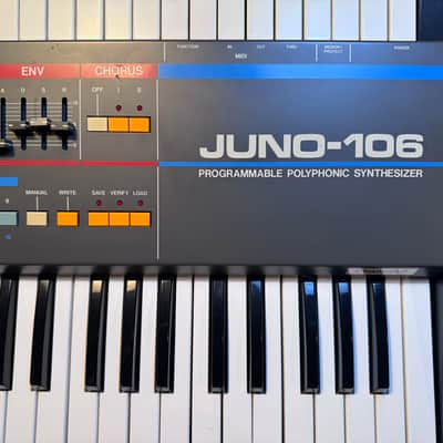 Roland Juno-106 fully refurbished and restored by Electronic Innovations, incredible physical condition image 4