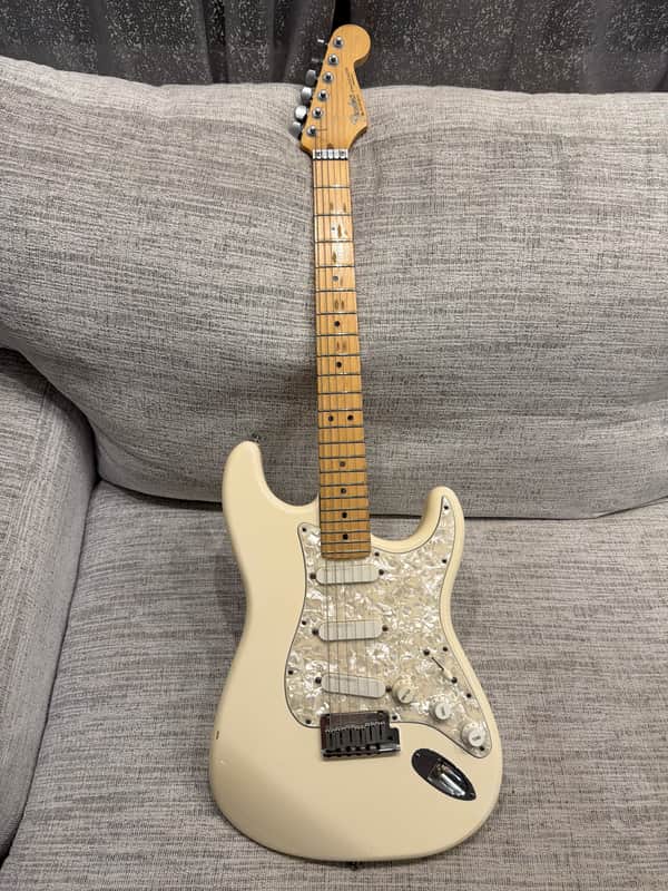 Fender Strat Plus with 1991 Olympic White image 1