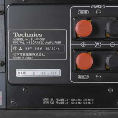 Technics SU-V100D Digital Integrated amplifier in Very Good Condition image 24
