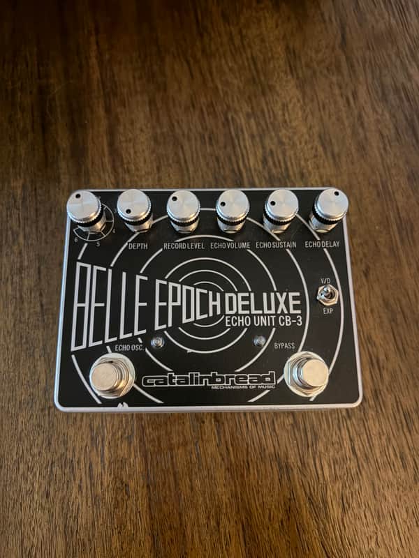 Catalinbread Belle Epoch Deluxe CB3 Dual Tape Echo Emulation 2022 - Present - Black / Silver