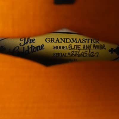 Gold Tone Grandmaster Mandolin Elite - Honey Amber Finish #5627 image 13