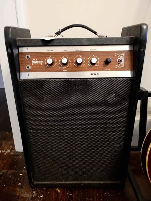 Vintage 1960s Gibson Hawk 1x10" Tube Combo Amp - Tremolo & Reverb image 1