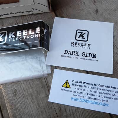 Keeley Dark side pedal in original box image 4