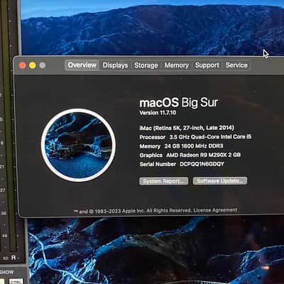 27” iMac - Late 2014 - 3.5 GHz Quad Core i5 24 GB RAM image 3