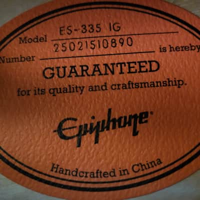 Epiphone ES-335 Semi-hollowbody Electric Guitar - Cherry image 13