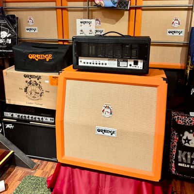 Orange Amplification SUPER STACK ROCKERVERB 100 H & PPC412 Cabinet 4x12” Made in UK image 19