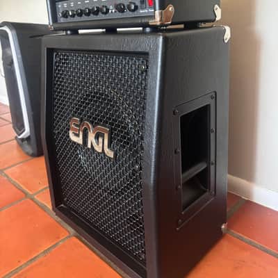Head and cabinet Engl Fireball 25 head and 1x12 Engl professional slant cabinet 2024 - Black image 6