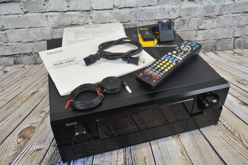 DENON AVR-2807 7.1 Channel HDMI Surround AV Home Theater Receiver w. Phono In !! image 1