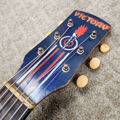 Vintage 1940 Harmony H984 Victory Archtop - Rare Wartime Ltd. Edition w/ Brand New Hard Shell Case image 9