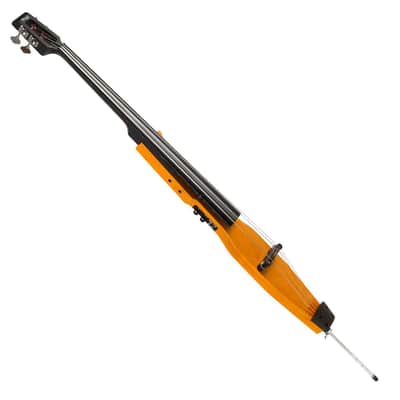 STAGG Electric Double Bass With Gigbag Plus 1/4" Output Jack  EUB Electric Upright Bass image 12