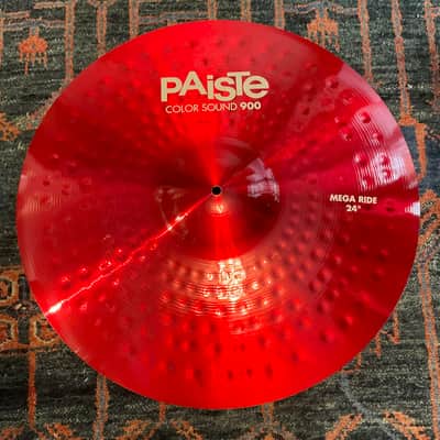 Paiste 24" Color Sound 900 Mega Ride Cymbal - Red image 1