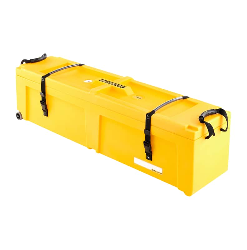 Hardcase HNP40WY 40" Hardware Case With Wheels Yellow image 1