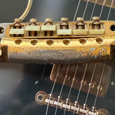 Original Gibson ABR-1 Bridge Patent Number & Tailpiece – Correct for 1968 Les Paul Custom / Early 1969 – 50s Tooling image 13