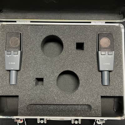 AKG C414 XLII/ST Stereo Matched Pair 2010s - Black image 11