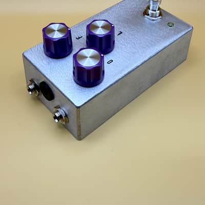 RCO Pedals Underworld Fuzz (Chthonic build) 2026 - Raw aluminum with violet knobs image 3