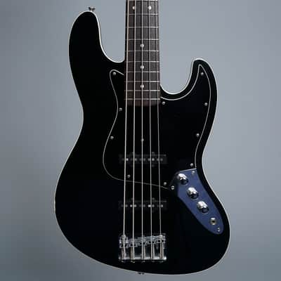 Fender Japan AJB-V Aerodyne Jazz Bass MIJ 2011 - Black image 1