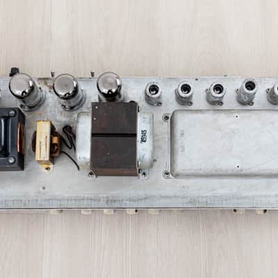 1962 Fender Showman Blonde Brown Panel Vintage Piggyback Tube Amp 1x15 Tone Ring w/ JBL D130F image 15