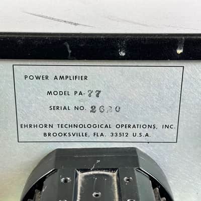 (Rare) ETO PA-77 HF Linear Power Amplifier PA-77 PA77 Vintage image 13