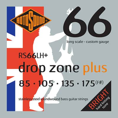 RS66LH+ Swing Bass 66 Stainless Steel Drop Zone Plus 85/175 Rotosound imagen 2