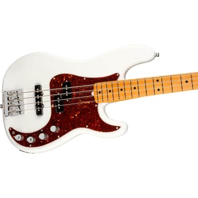 Fender American Ultra Precision Bass w/Maple Fretboard - Arctic Pearl image 2