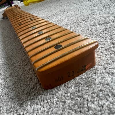 Fender American Ultra Strat Neck 2020 - Maple with Locking Tuners image 6