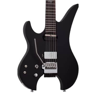Schecter Synyster Gates Custom-6 TR-S LH Headless - Satin Black - Open Box image 1
