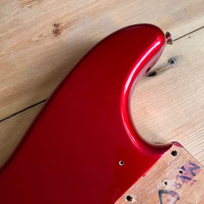 Squier Standard Stratocaster Guitar Body + Tremolo 2000 China Roadworn image 9
