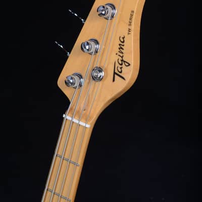 Tagima TW-73 Jazz Bass Black/Tortoiseshell image 5