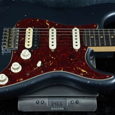 Fender Custom Shop Masterbuilt Austin Macnutt 63 HSS Strat Relic Charcoal Frost Metallic CZ552141 image 5