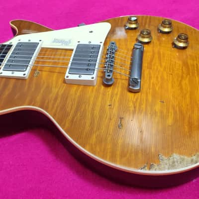 Gibson Les Paul Ultra Aged R9 BRAZILIAN ROSEWOOD Lemon drop (2018) + original vintage 1961 unsealed PAFS + 1959 hardware image 13