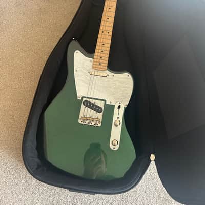 (Guitar Garage Build) Fender Jazzcaster Chameleon Green image 8