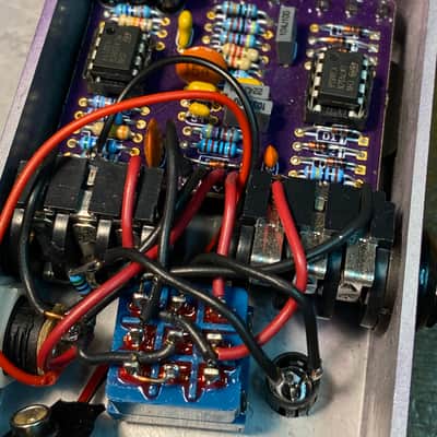Super-Freq ICBM (EHX Op-amp Big Muff clone) 2019 Purple Sparkle image 8