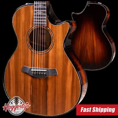 Taylor Builder's Edition 912ce Grand Concert Acoustic/Electric Guitar - Sinker Redwood/Honduran Rosewood with Hardshell Case image 1
