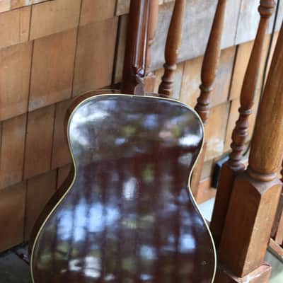Yamaha sj-180 acoustic guitar - natural image 10