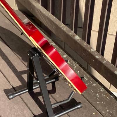 DeArmond M-72 2001 Crimson Red Transparent image 11