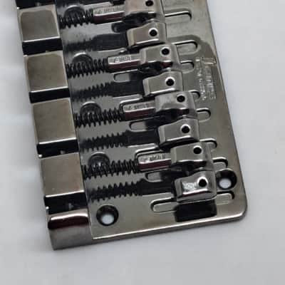 Ibanez B105 5-String Bass Bridge 2BB1B105K- US Patent 6133515- Cosmo Black- NOS Unused image 4