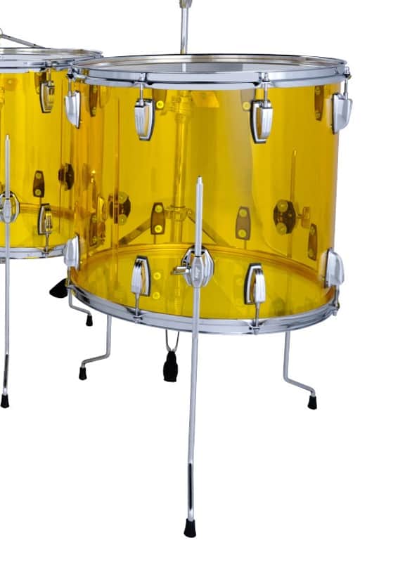 Ludwig LF944VXX56  14x14 Vistalite Floor Tom Yellow image 1