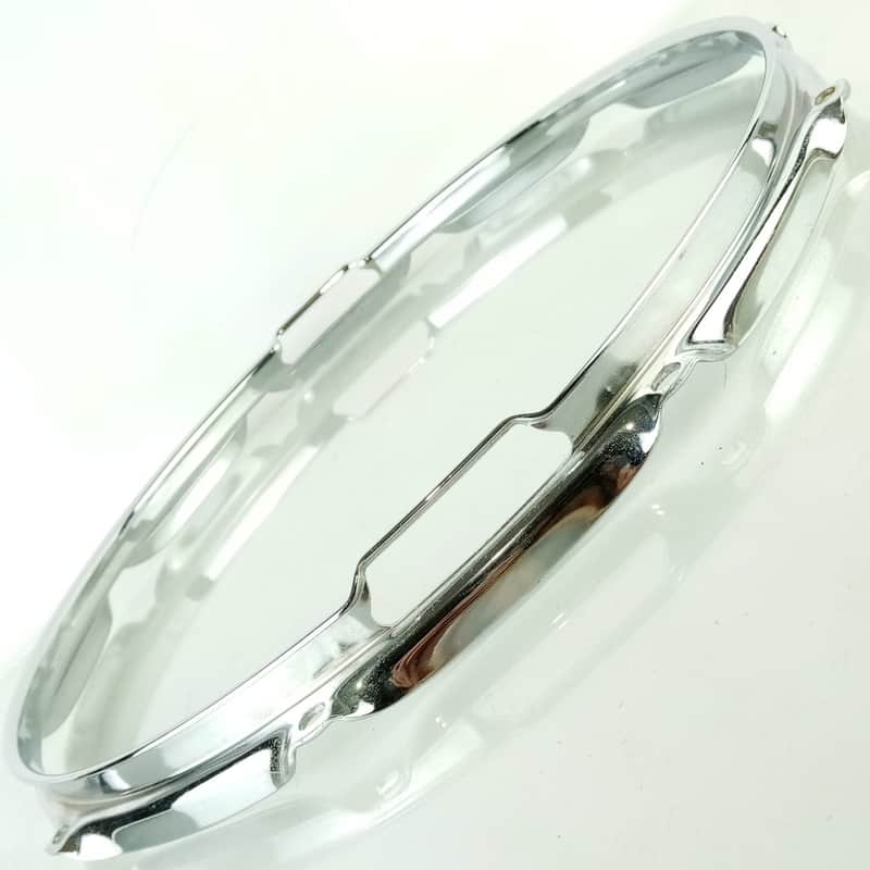 Ludwig 14"10Lug 2.3mm Resonant Snare Drum Rim/Hoop Triple Flange Vintage 80s USA image 1