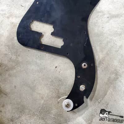 Matsumoku Lawsuit Era MIJ Precision Bass Pickguard w/ Vintage Components (1970s, Black) image 9