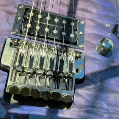 Ibanez RG 320 DXQM  2002 Transparent Lavender Tiger image 3