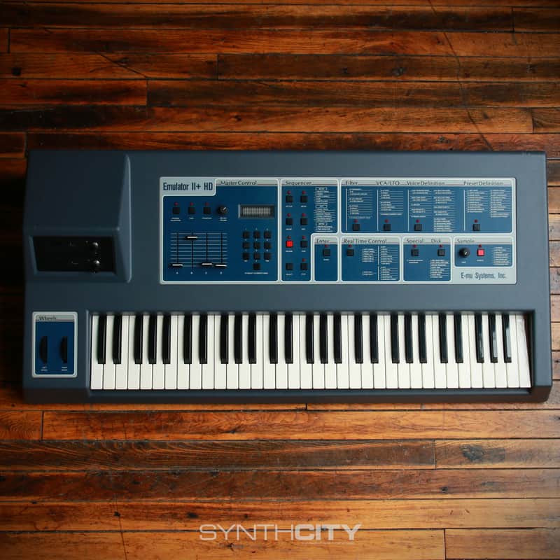 E-MU Systems Emulator II+ HD 61-Key 8-Voice Sampler Workstation (Rep Sample w/ Flight Case) - Fully Serviced image 1
