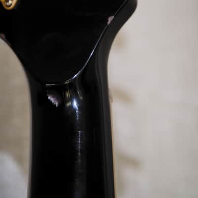 Ultra Rare Fully Custom Hand Built MIJ Japan Semi Hollow Guitar - Aozax Black Nitro Laquer Gibson ES-347 Copy image 15
