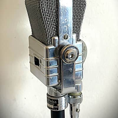 Awesome 1940s Electro Voice V1 Ribbon Microphone, new ribbon, stand & cable incl image 8