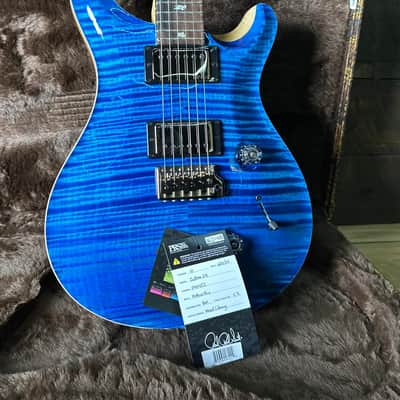 PRS Wood Library Custom 24 Flame Top  Brazilian Rosewood Fretboard!  - Aquamarine 411452 image 14