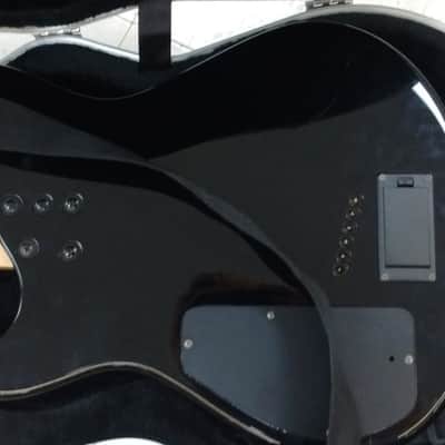 Fernandes Dragonfly Pro Sustainer Electric Guitar Black w/Original Hard Case, Strap, Strap Locks image 7