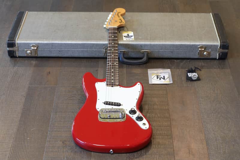 Vintage! 1974 Fender Bronco Electric Guitar Dakota Red + Case image 1