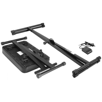On-Stage Keyboard Stand & Bench Pack w/ Keyboard Sustain Pedal - KPK6520 CB image 4